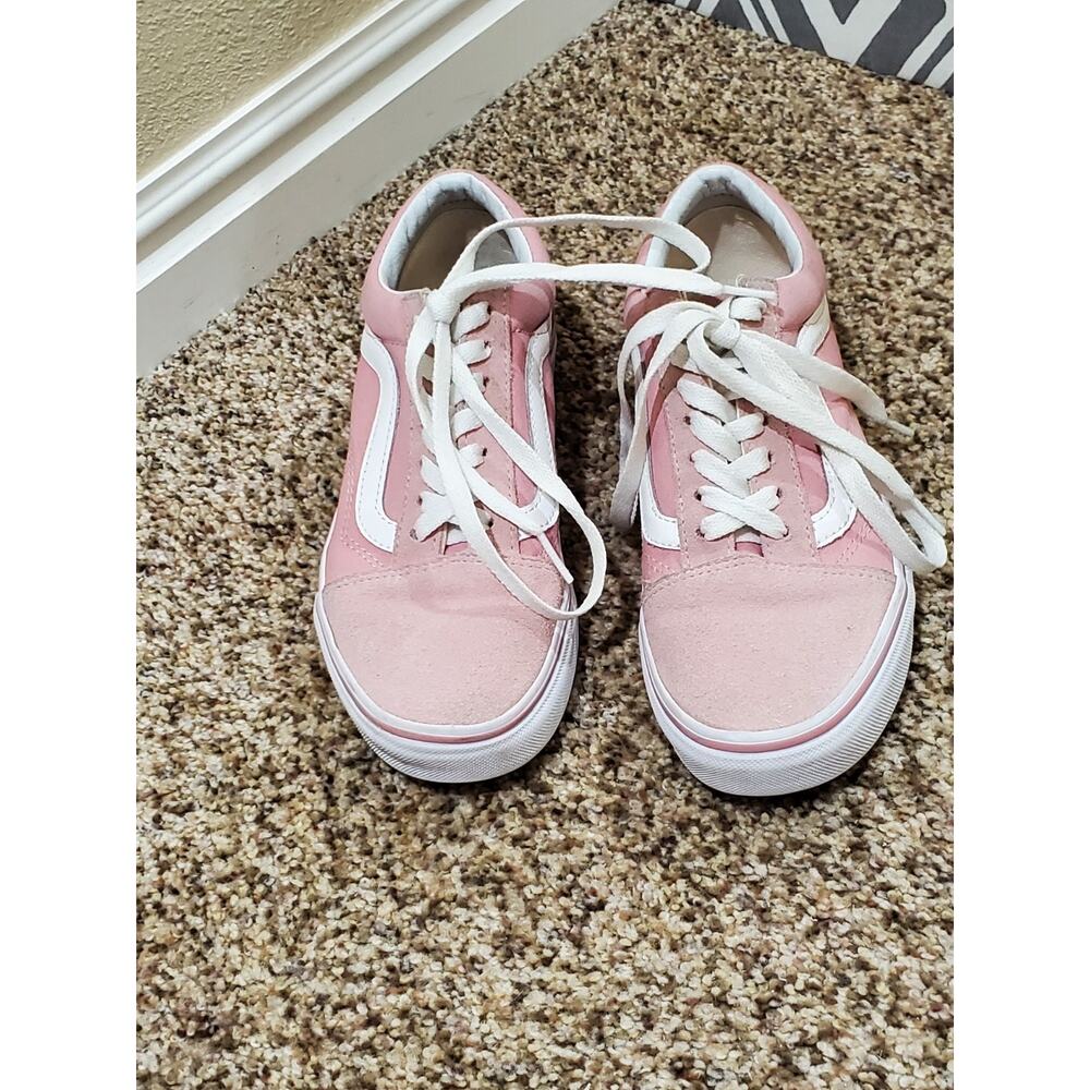 Vans Old Skool Women’s 6 Pink Suede Canvas Low Top Skate Shoes Classic VN000D3HY - Picture 11 of 11
